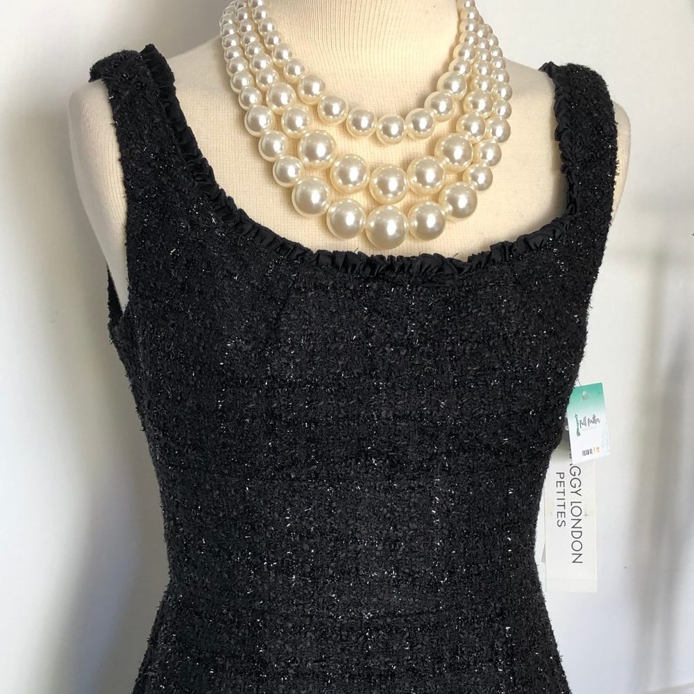 Maggy London - NWT - black cocktail dress - size